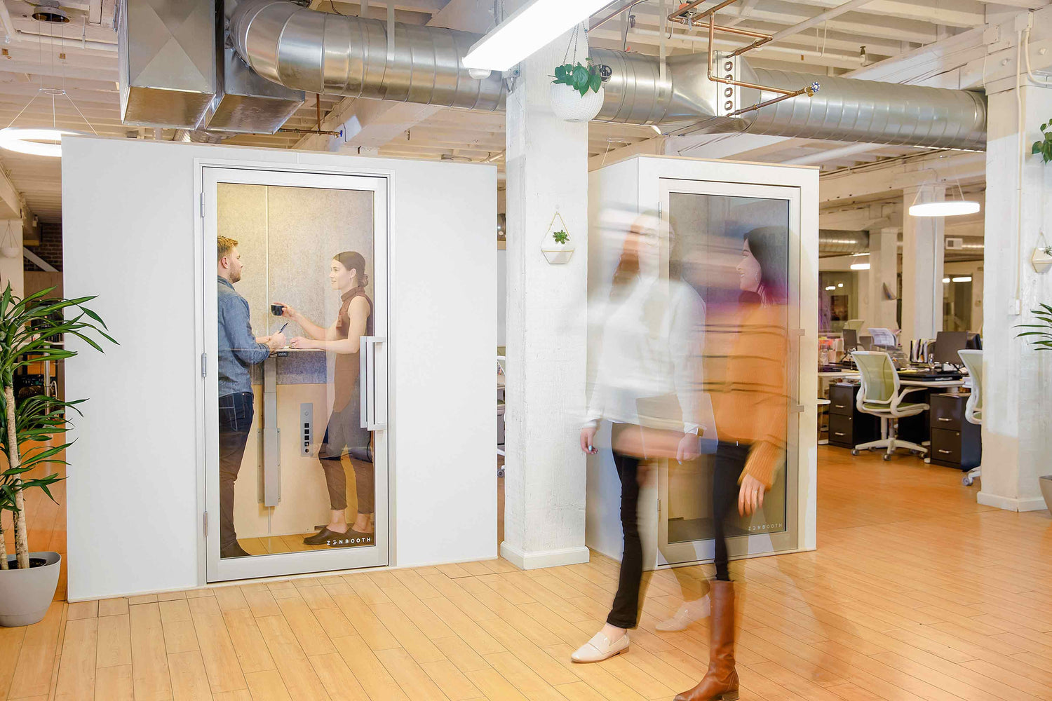 Zenbooth Duo Meeting Pod in Office | Office Phone Booths