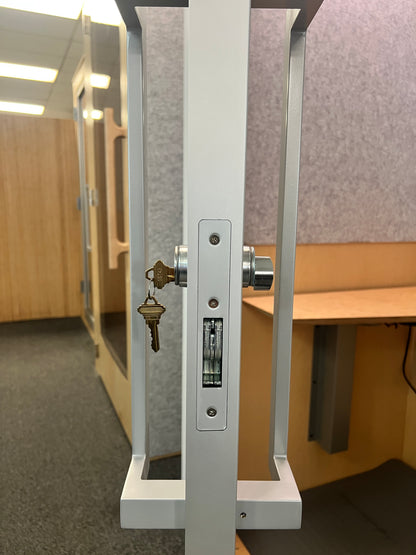 Locking Door Upgrade (per booth)