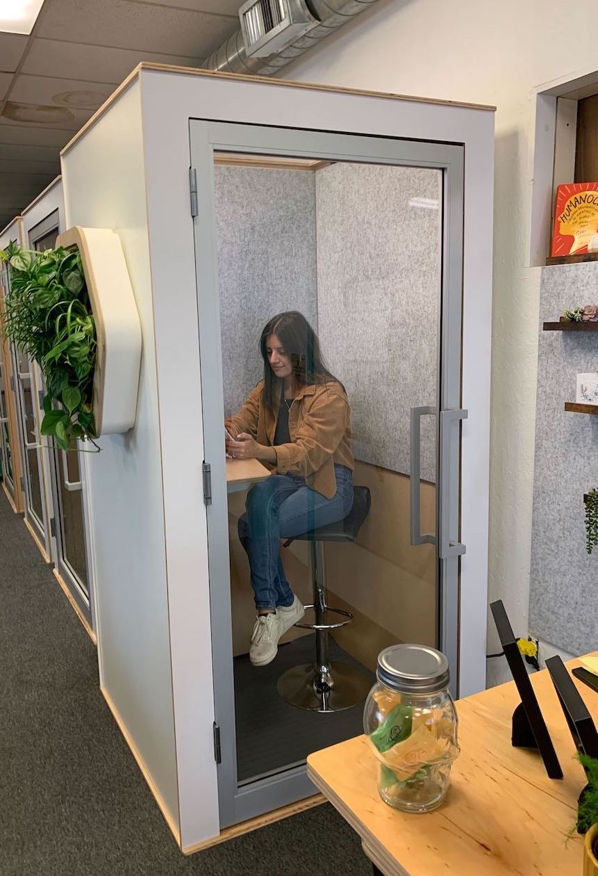 Zenbooth Solo Office Phone Booth & Privacy Pod Fast Shipping Zenbooth