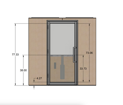 Frosted Privacy Film (per booth)