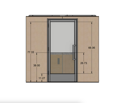 Frosted Privacy Film (per booth)