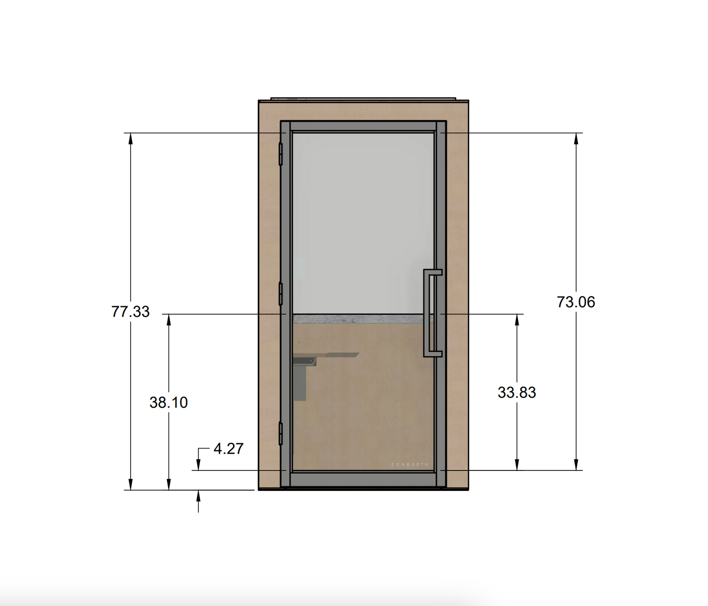 Frosted Privacy Film (per booth)